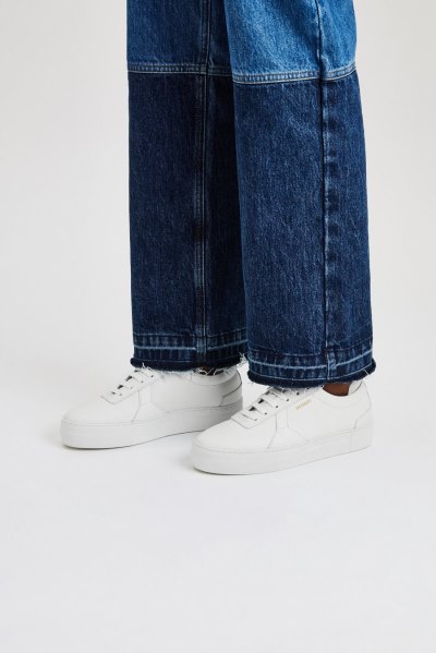 White Axel Arigato Platform Sneakers Canada | CA1470-68