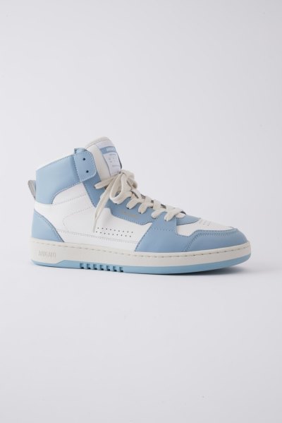 White / Dusty Blue Axel Arigato Dice Hi Sneakers Canada | CA1604-06