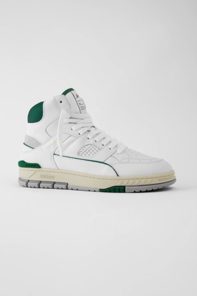 White / Green Axel Arigato Area Hi Sneakers Canada | CA1726-89