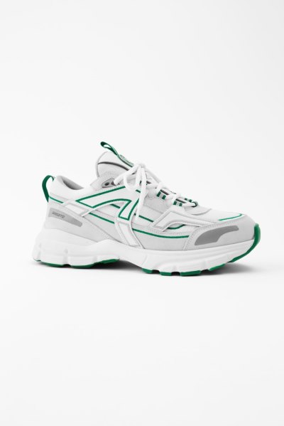 White / Kale Green Axel Arigato Marathon R-Trail Sneakers Canada | CA7894-46