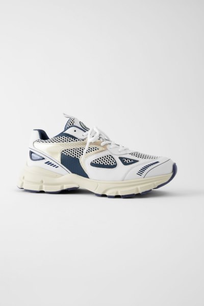 White / Navy Axel Arigato Marathon Runner Sneakers Canada | CA7033-02