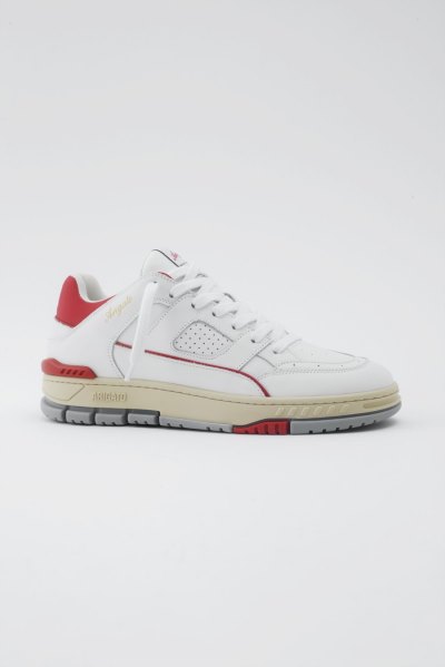 White / Red Axel Arigato Area Lo Sneakers Canada | CA7895-43