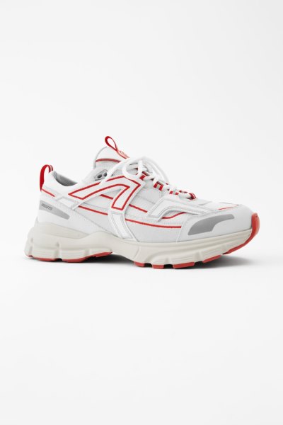 White / Red Axel Arigato Marathon R-Trail Sneakers Canada | CA3343-98