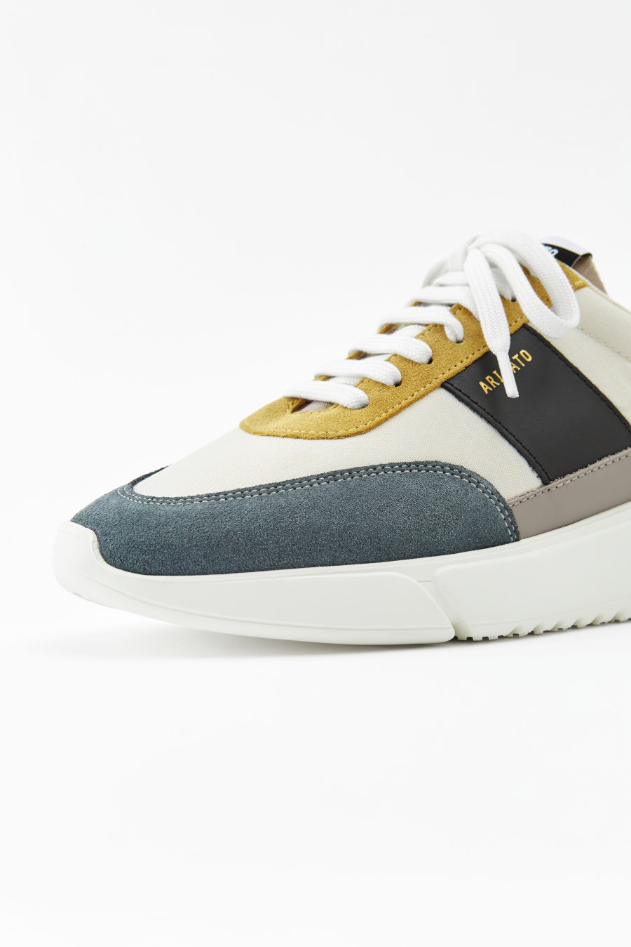 Beige / Grey / Yellow Axel Arigato Genesis Vintage Runner Sneakers Canada | CA7778-68