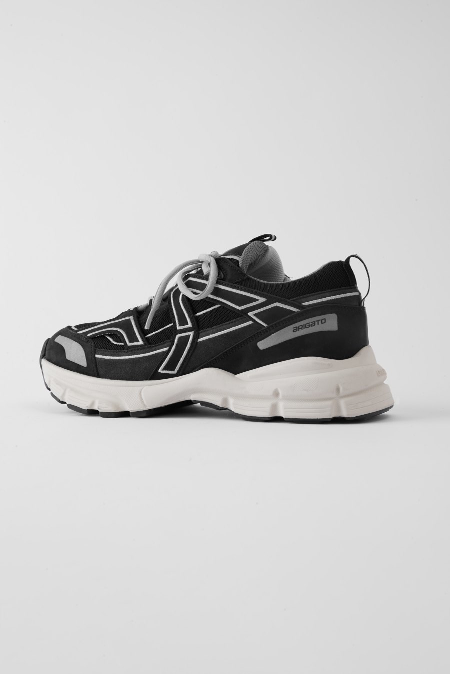 Black / Grey Axel Arigato Marathon R-Trail 50/50 Sneakers Canada | CA8739-40