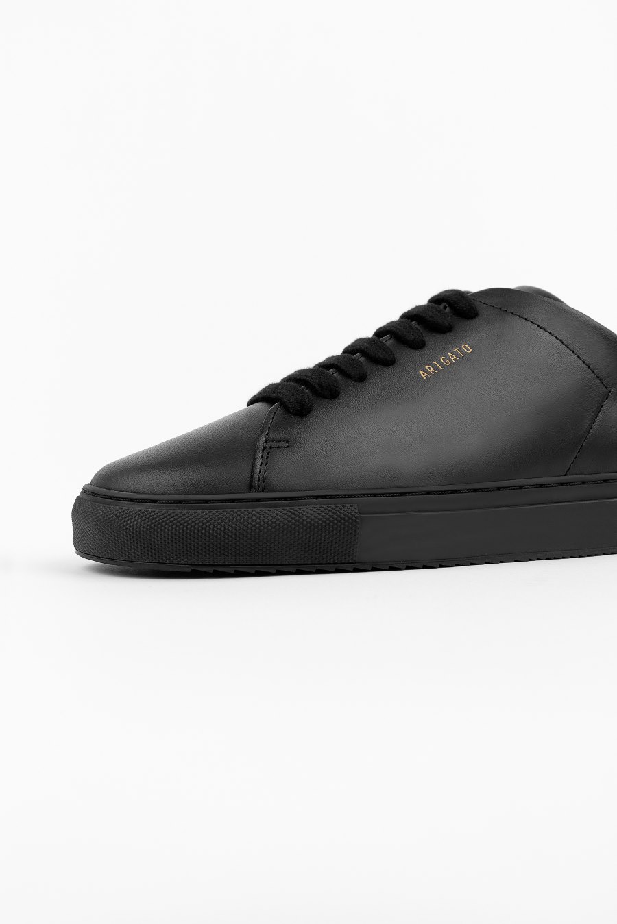 Black Leather Axel Arigato Clean 90 Sneakers Canada | CA3530-61