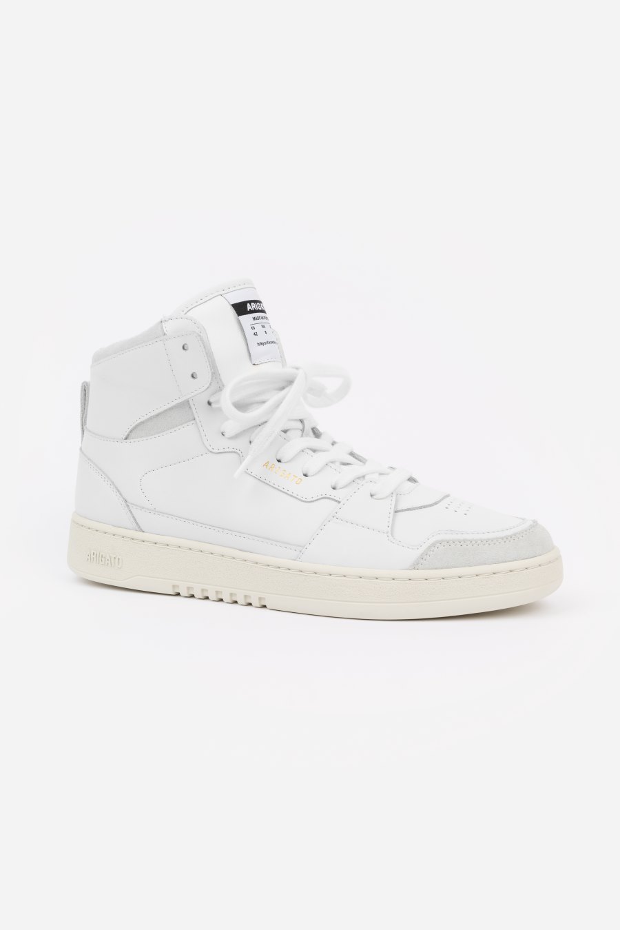 White Axel Arigato Dice Hi Sneakers Canada | CA2641-88