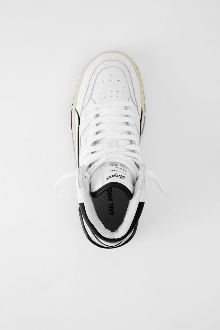 White / Black Axel Arigato Area Hi Sneakers Canada | CA5540-33