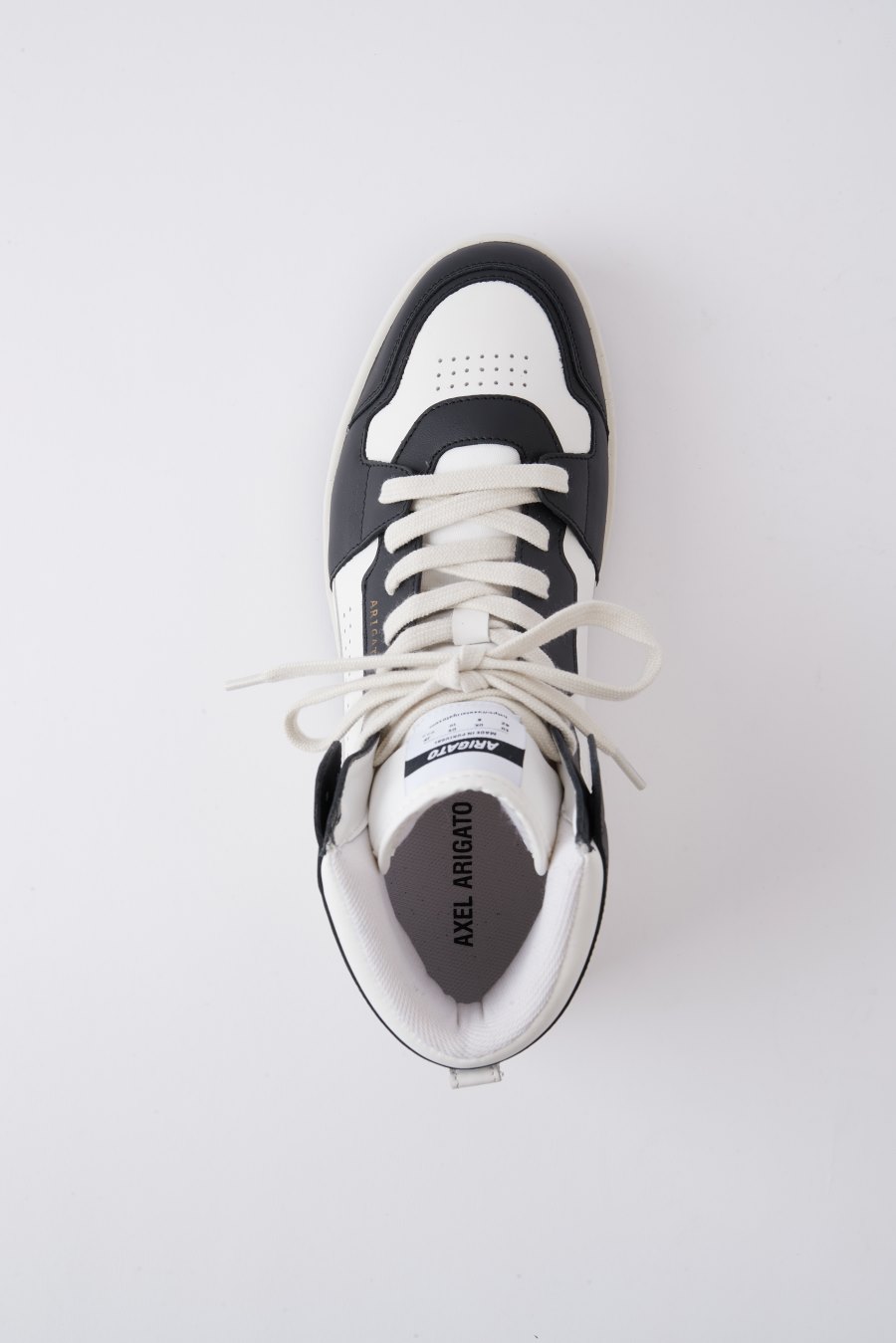 White / Black Axel Arigato Dice Hi Sneakers Canada | CA6532-48