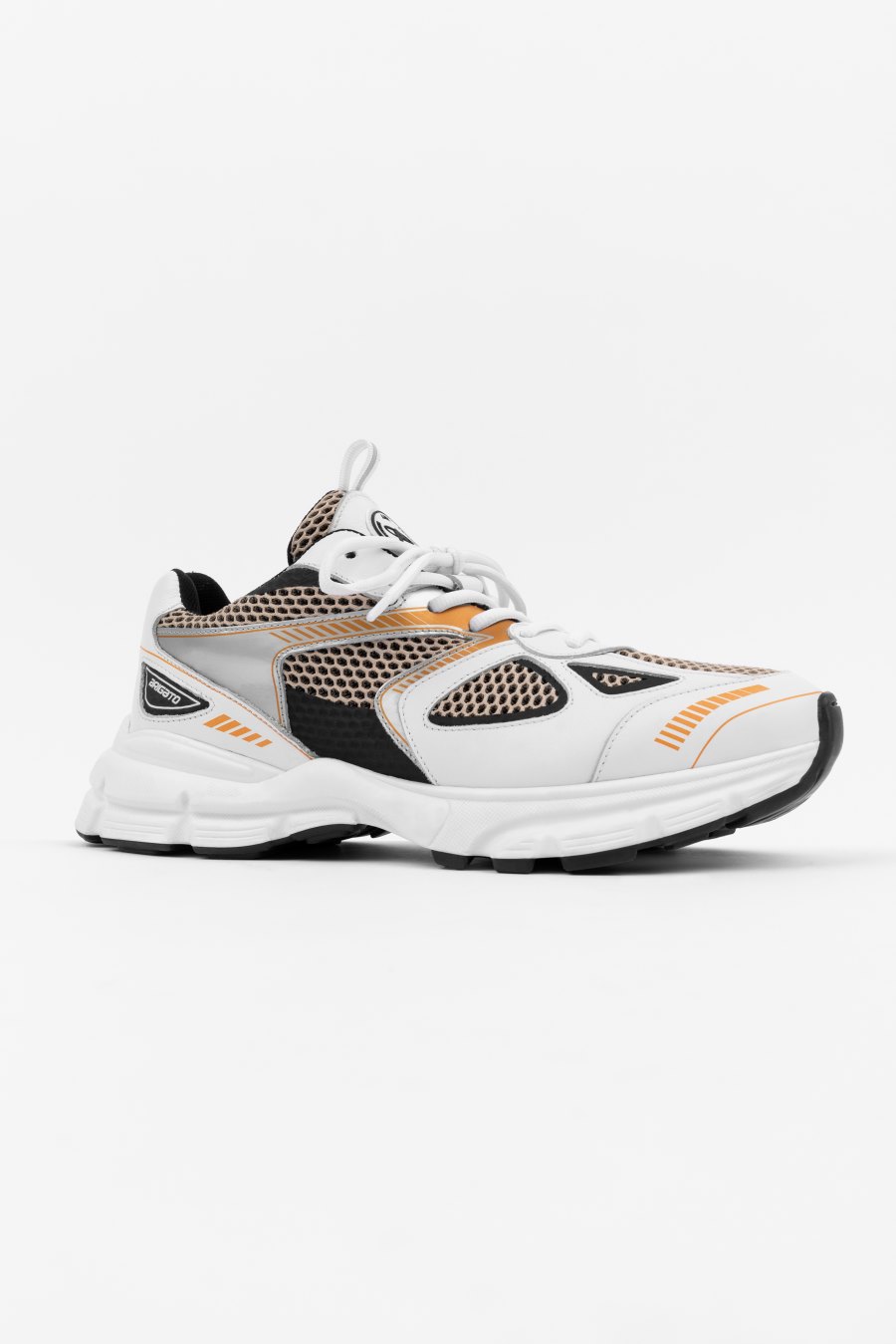 White / Black / Orange Axel Arigato Marathon Runner Sneakers Canada | CA4845-26