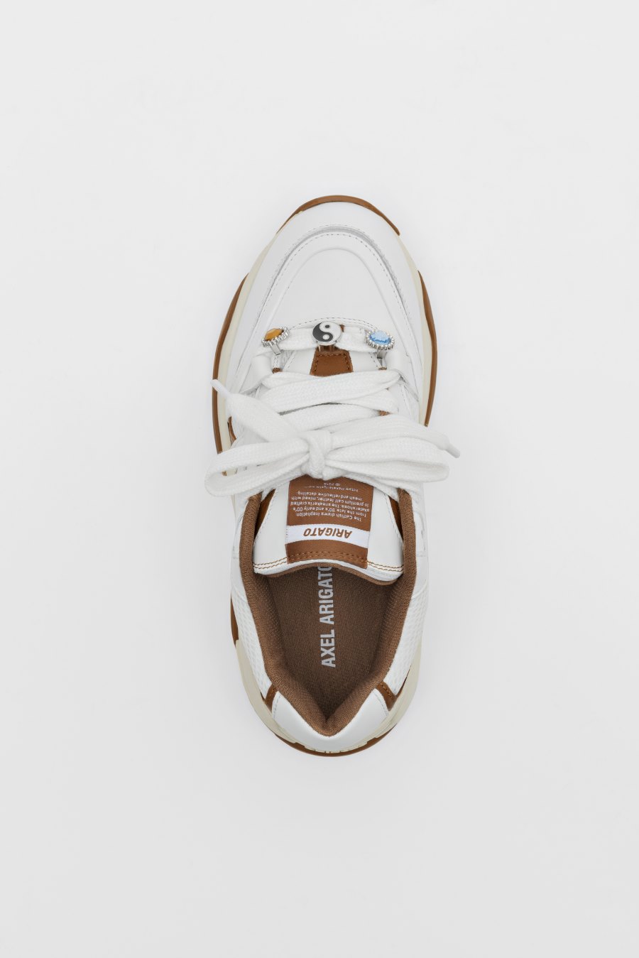 White / Camel Axel Arigato Catfish Lo Sneakers Canada | CA1732-71