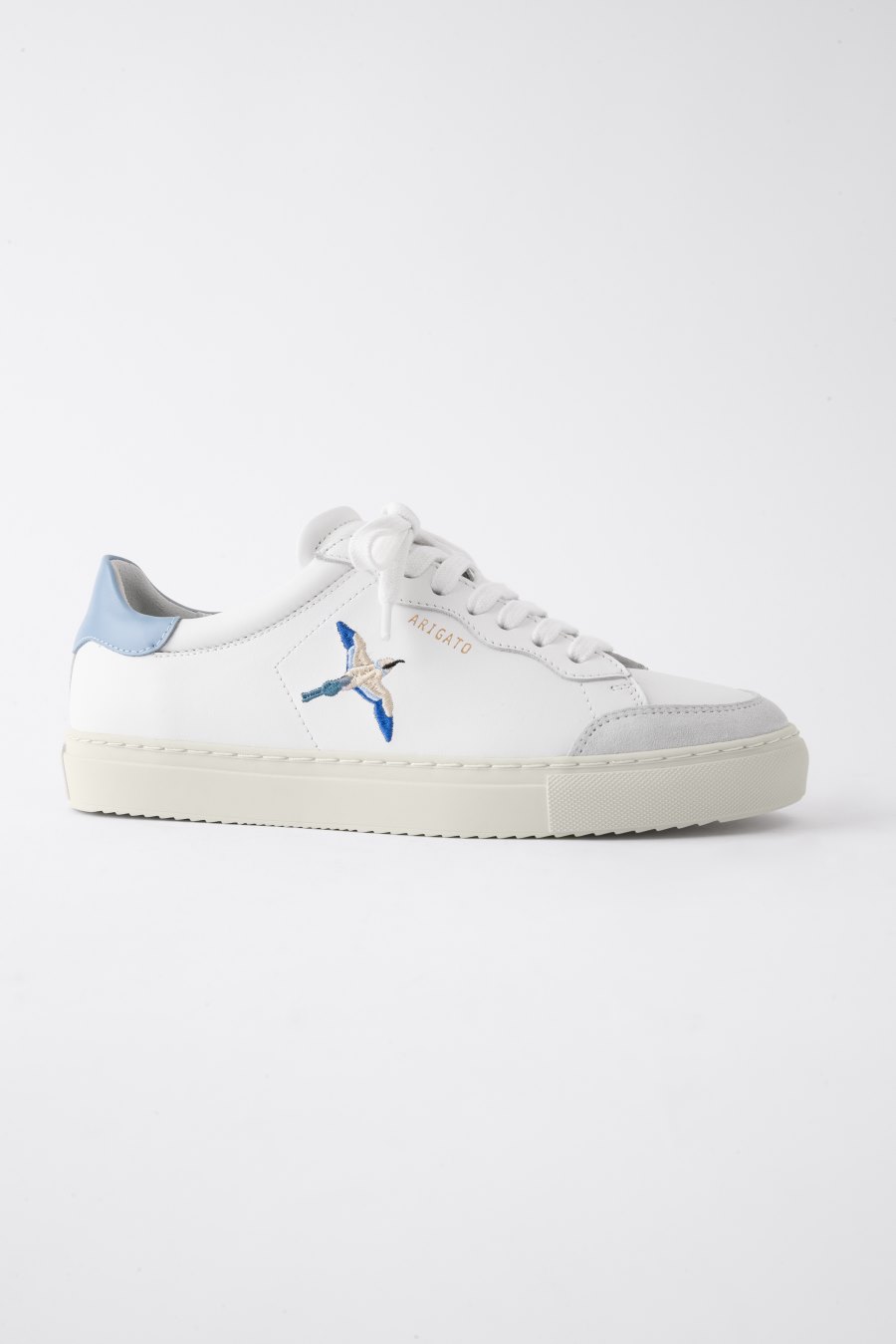 White / Dusty Blue Axel Arigato Clean 180 Bee Bird Sneakers Canada | CA7670-96