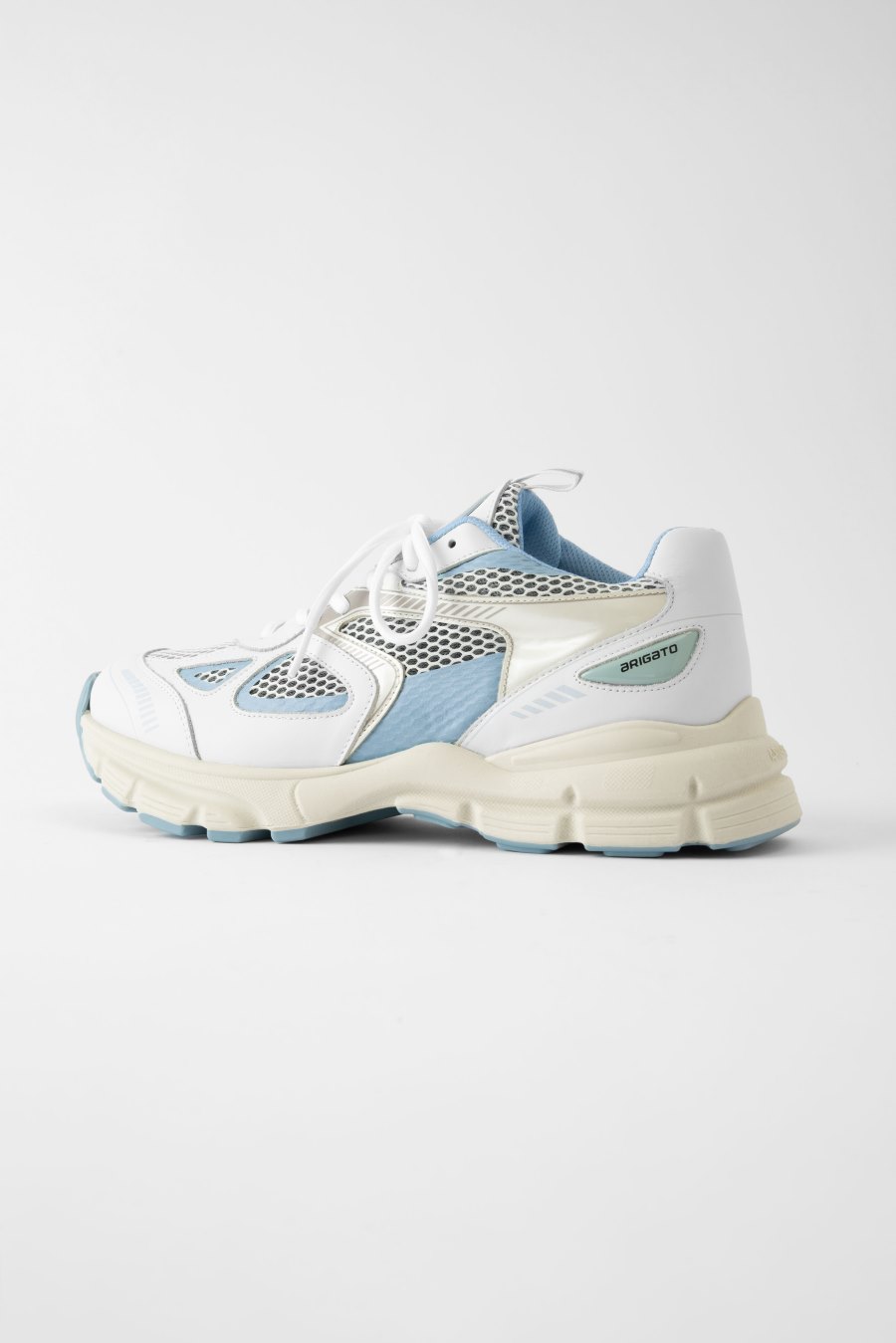 White / Dusty Blue Axel Arigato Marathon Runner Sneakers Canada | CA4983-30