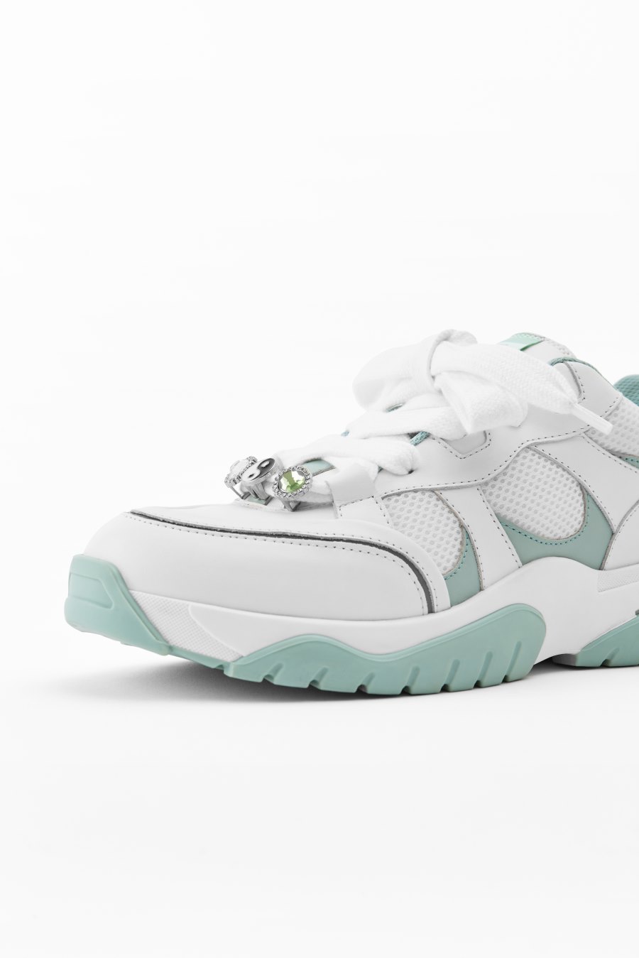 White / Dusty Mint Axel Arigato Catfish Lo Sneakers Canada | CA1823-50