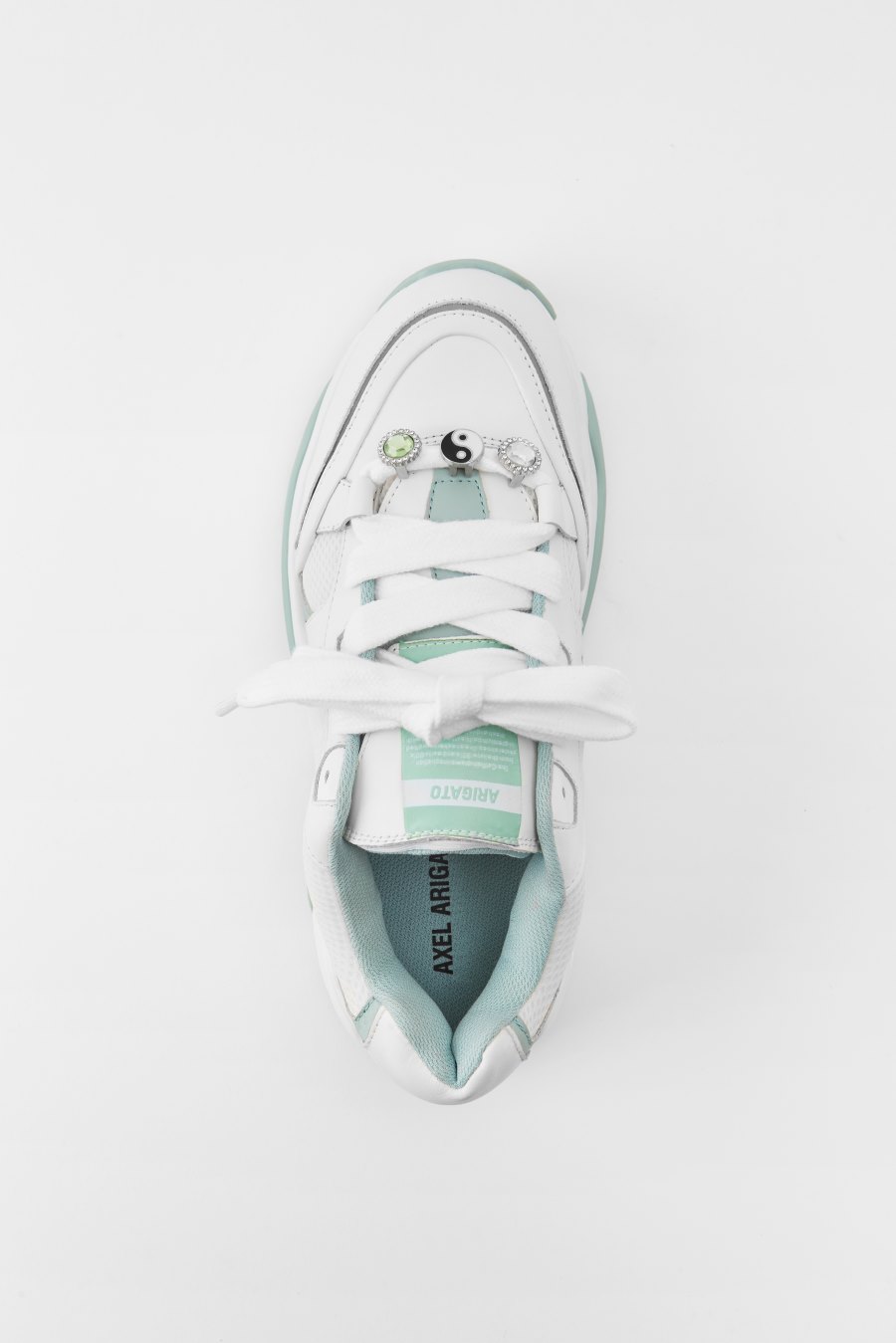 White / Dusty Mint Axel Arigato Catfish Lo Sneakers Canada | CA1823-50