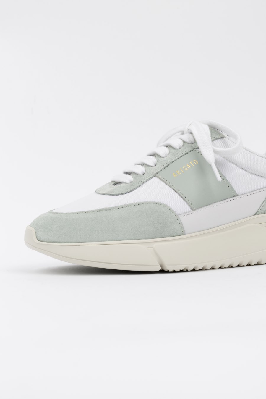 White / Dusty Sage Axel Arigato Genesis Vintage Runner Sneakers Canada | CA0622-97