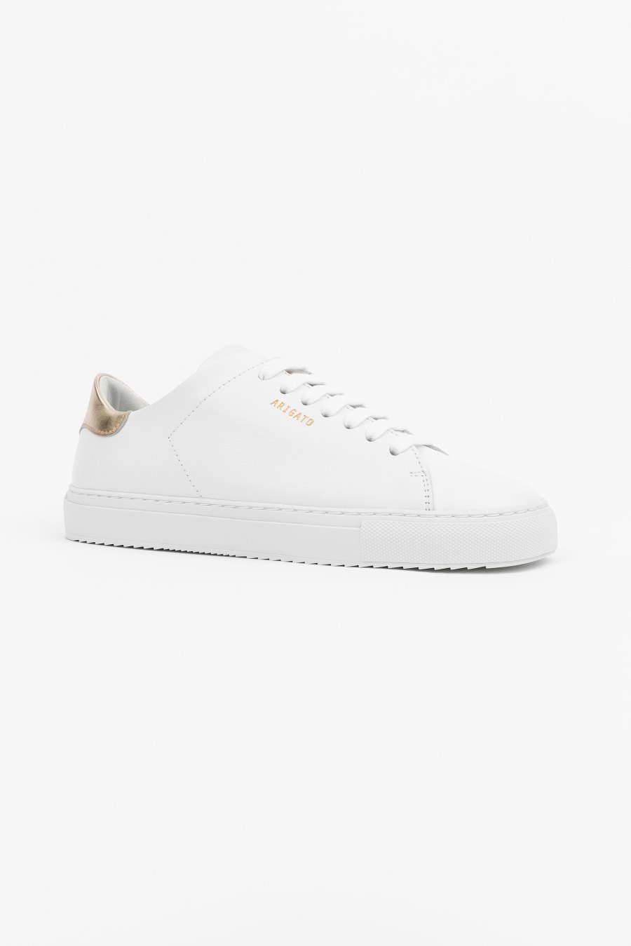 White / Gold Axel Arigato Clean 90 Sneakers Canada | CA9493-97