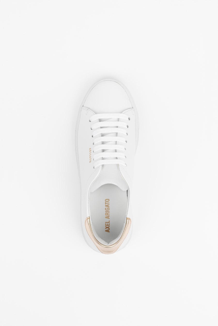 White / Gold Axel Arigato Clean 90 Sneakers Canada | CA9493-97