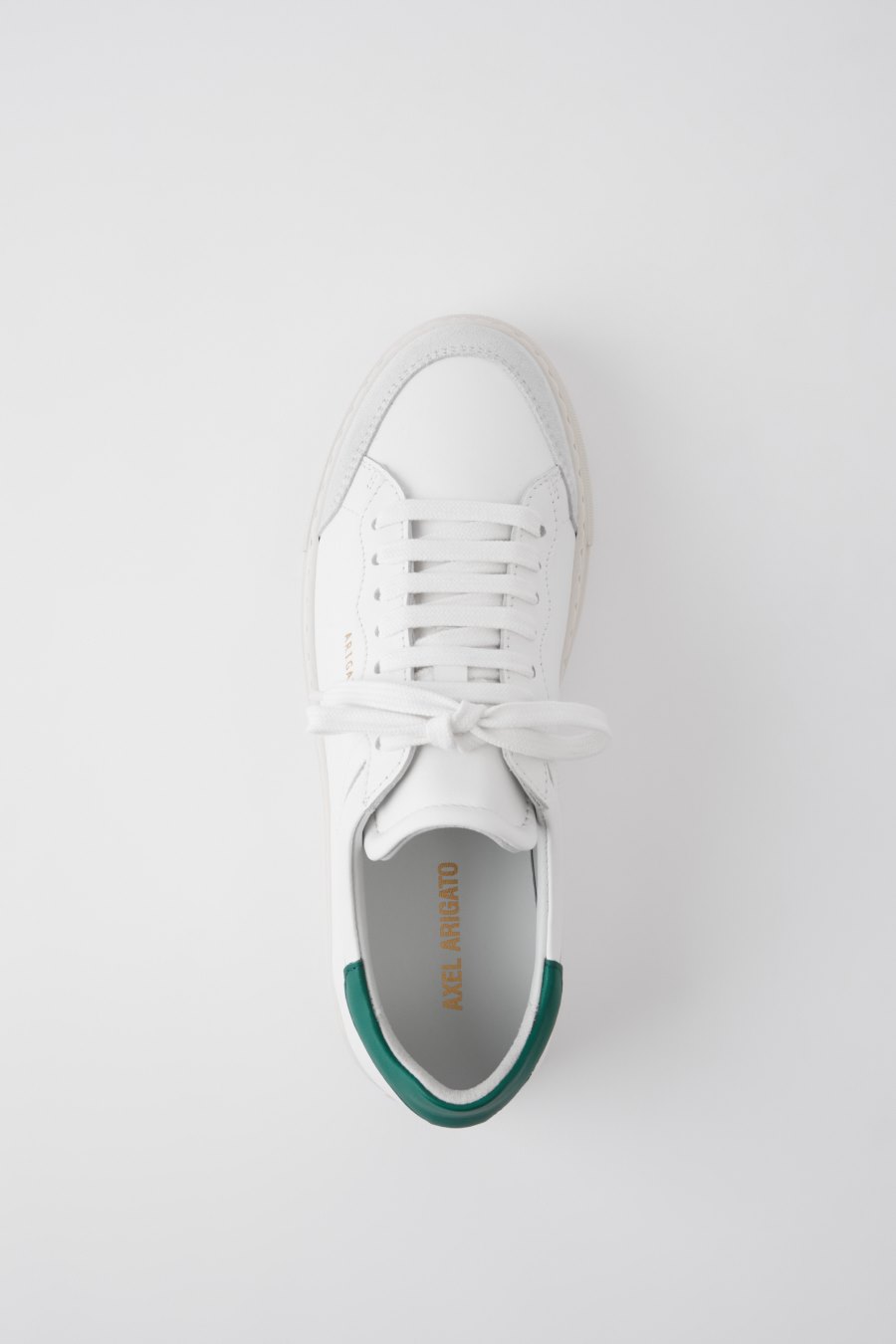 White / Green Axel Arigato Clean 180 Sneakers Canada | CA4467-69