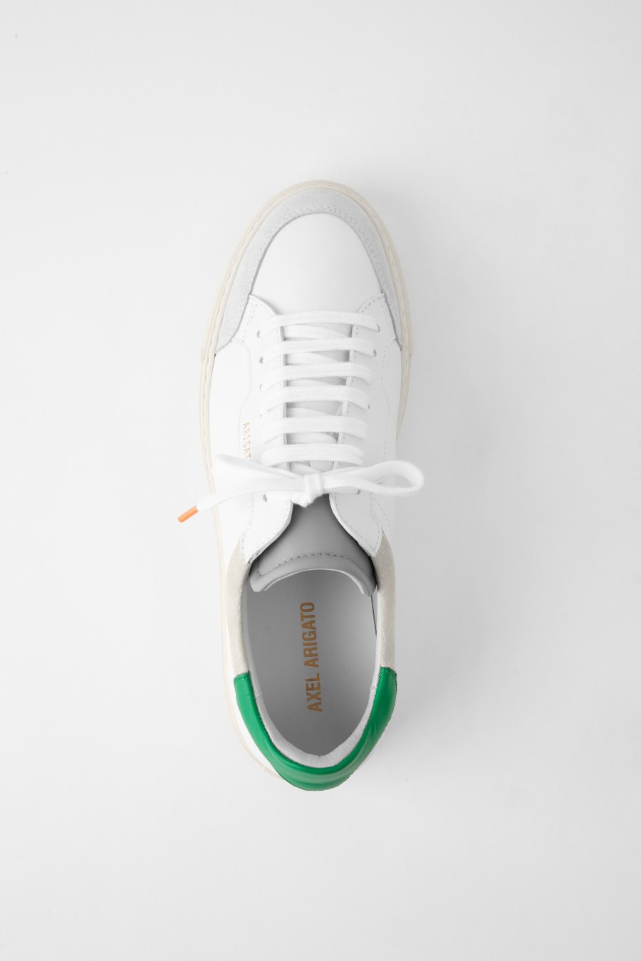 White / Green Axel Arigato Clean 180 Sneakers Canada | CA8001-03