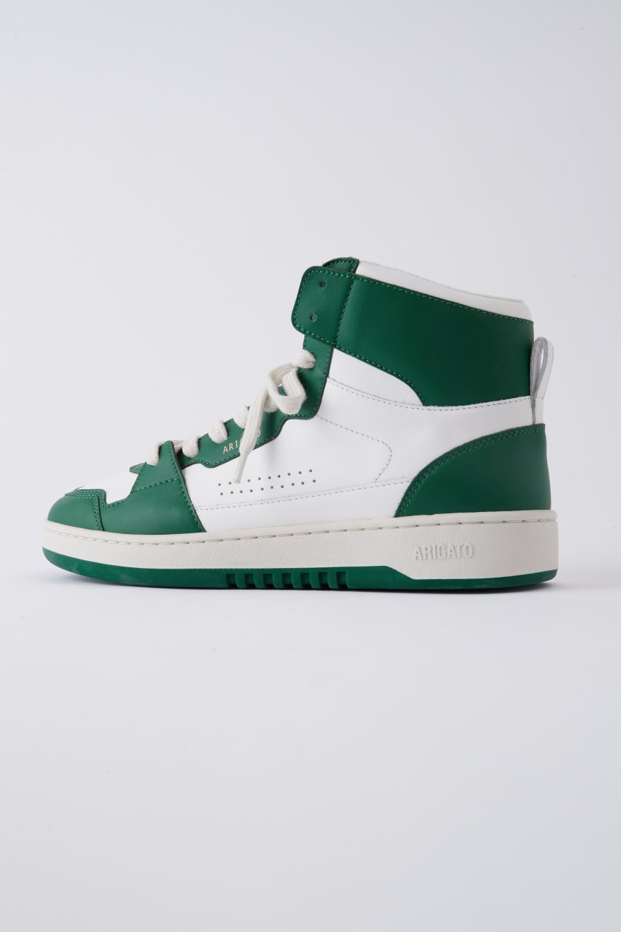 White / Green Axel Arigato Dice Hi Sneakers Canada | CA8169-60