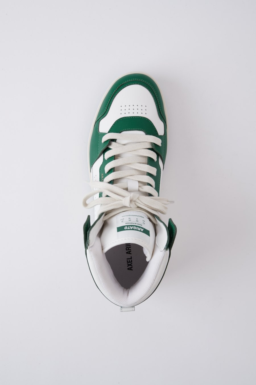 White / Green Axel Arigato Dice Hi Sneakers Canada | CA8169-60