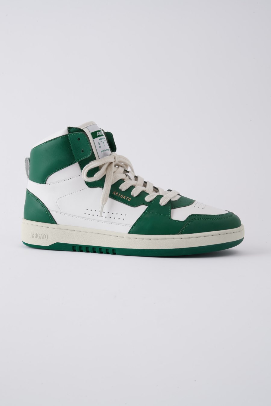 White / Green Axel Arigato Dice Hi Sneakers Canada | CA8169-60