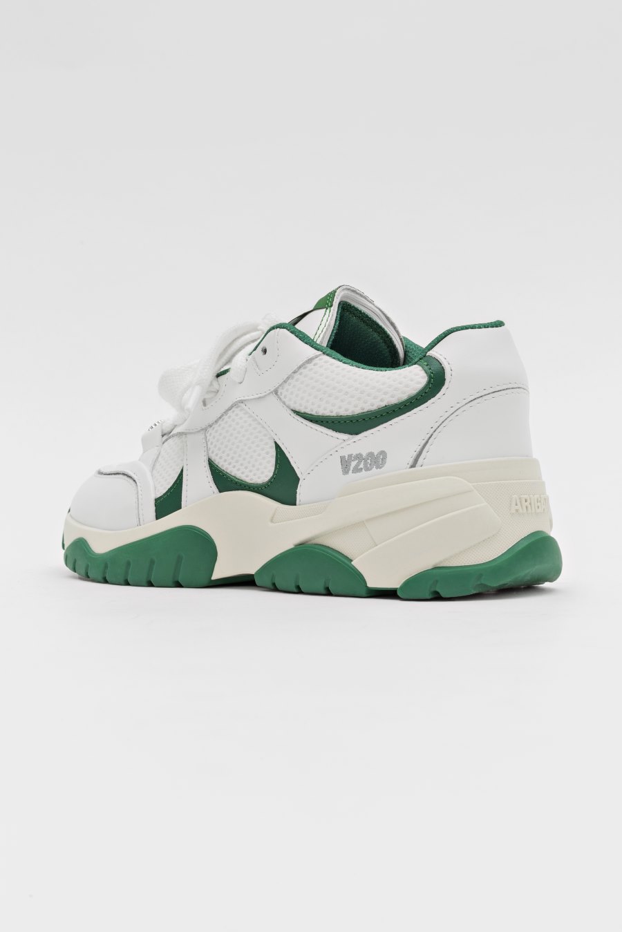 White / Kale Green Axel Arigato Catfish Lo Sneakers Canada | CA8700-67