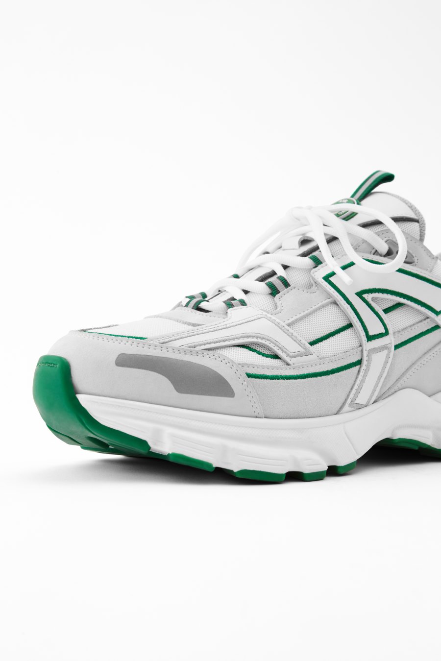 White / Kale Green Axel Arigato Marathon R-Trail Sneakers Canada | CA4173-24