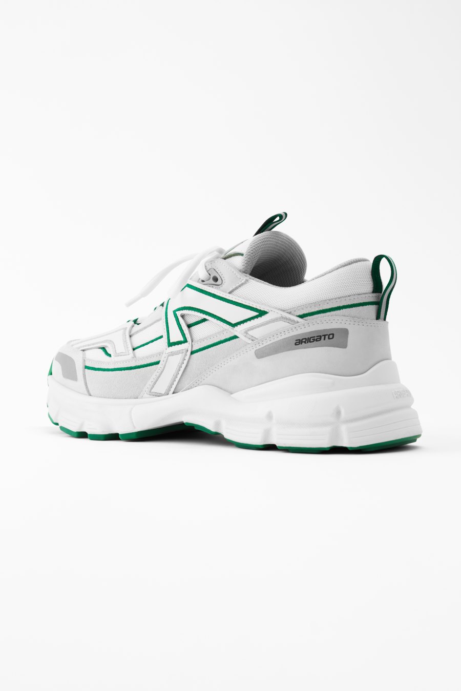 White / Kale Green Axel Arigato Marathon R-Trail Sneakers Canada | CA4173-24