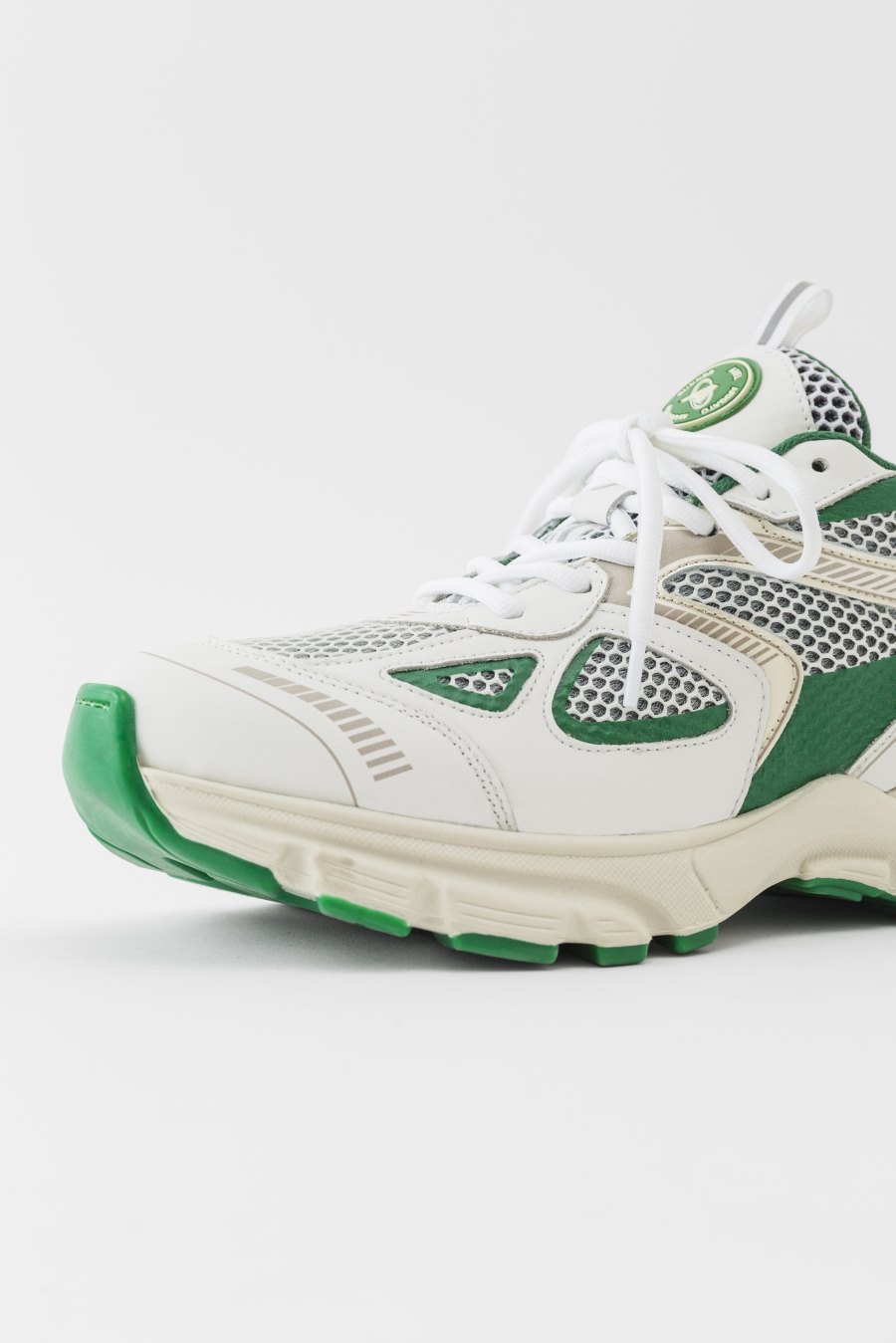 White / Kale Green Axel Arigato Marathon Runner Sneakers Canada | CA4822-93