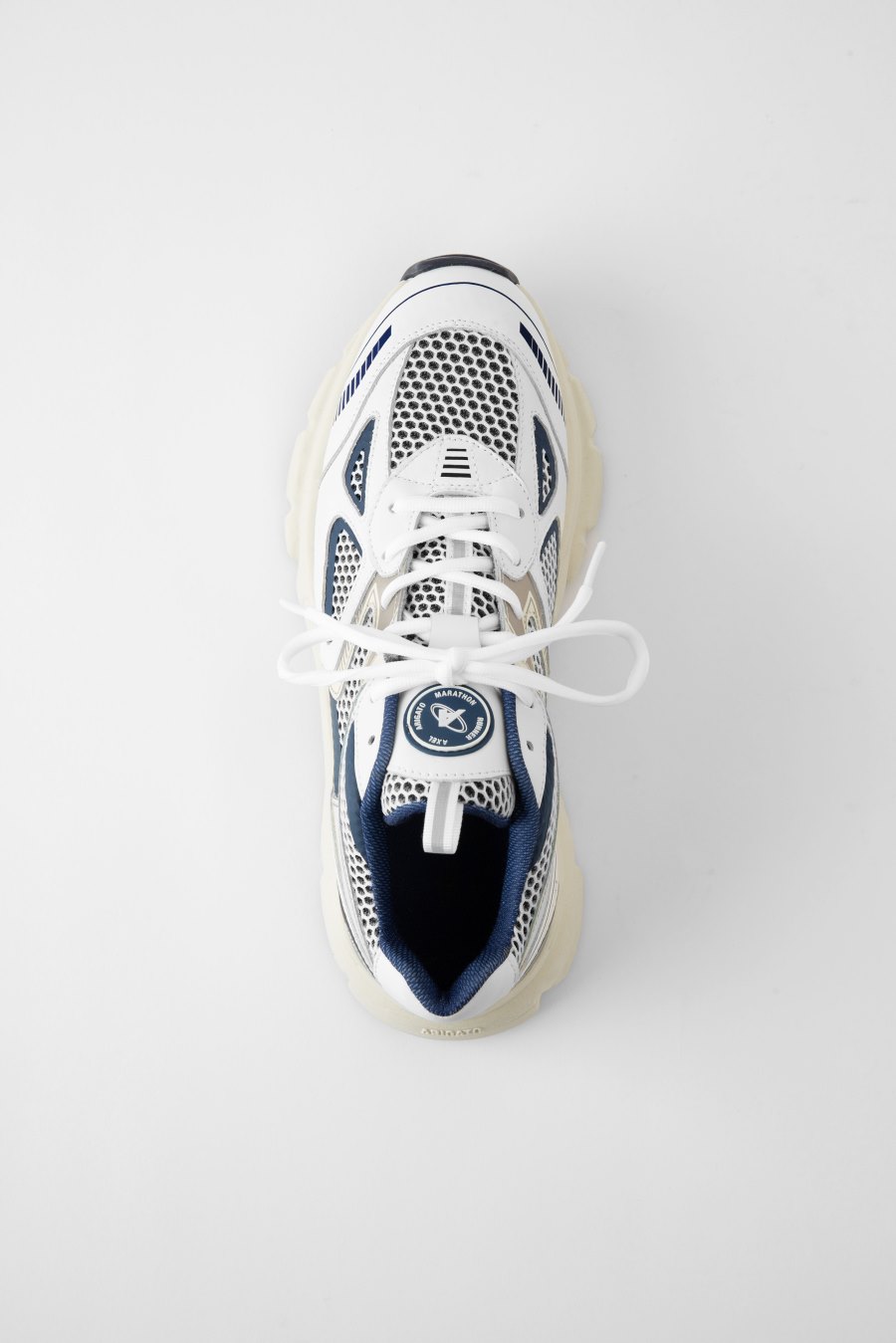 White / Navy Axel Arigato Marathon Runner Sneakers Canada | CA7033-02