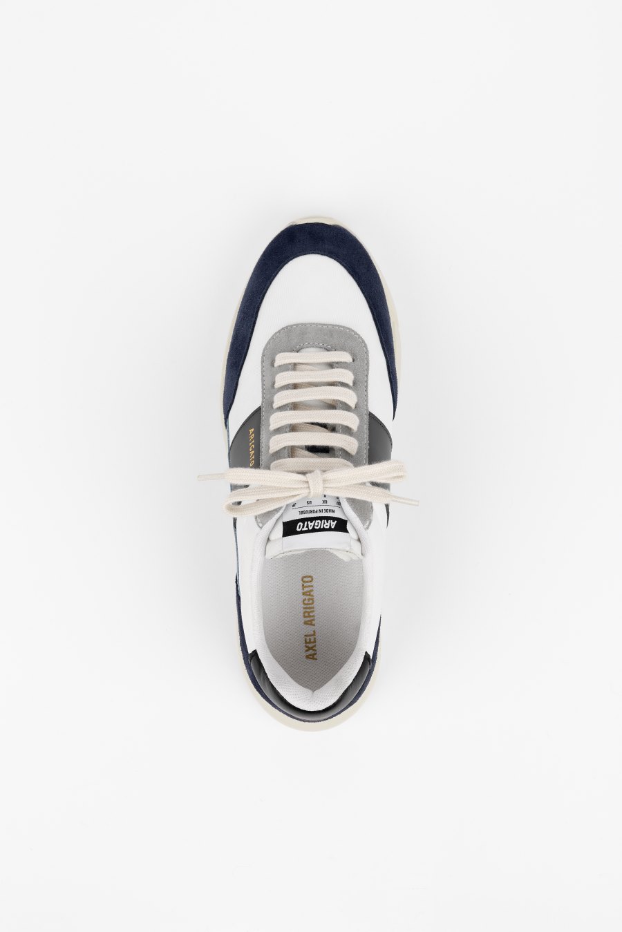 White / Navy Blue Axel Arigato Genesis Vintage Runner Sneakers Canada | CA8911-73