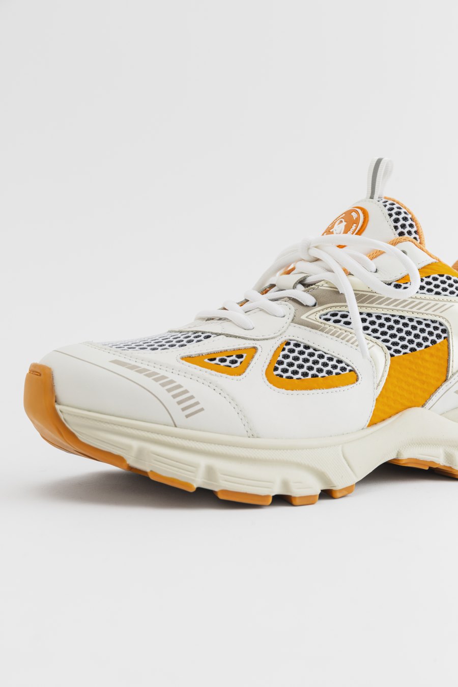 White / Orange Axel Arigato Marathon Runner Sneakers Canada | CA7657-46