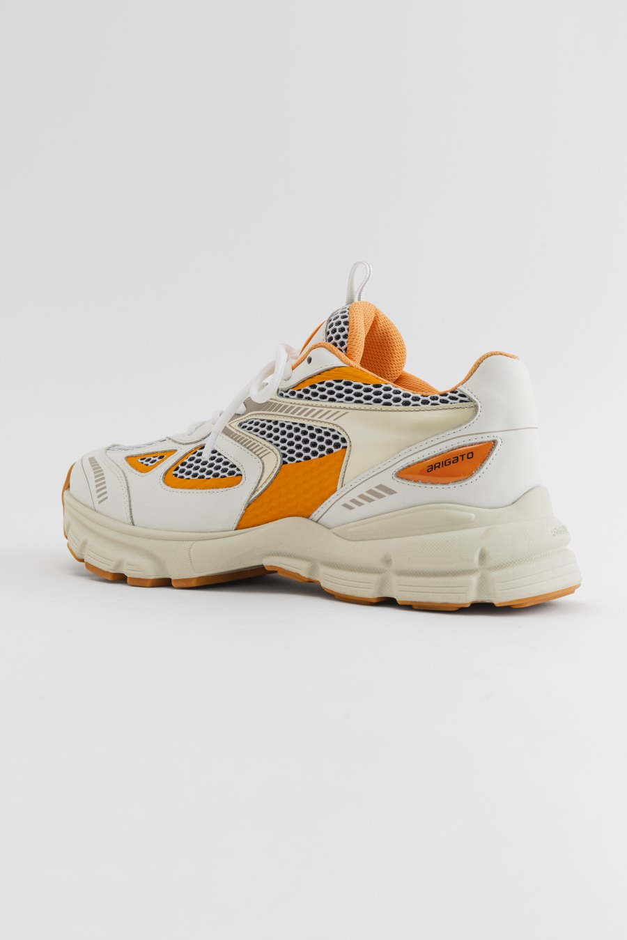 White / Orange Axel Arigato Marathon Runner Sneakers Canada | CA7657-46