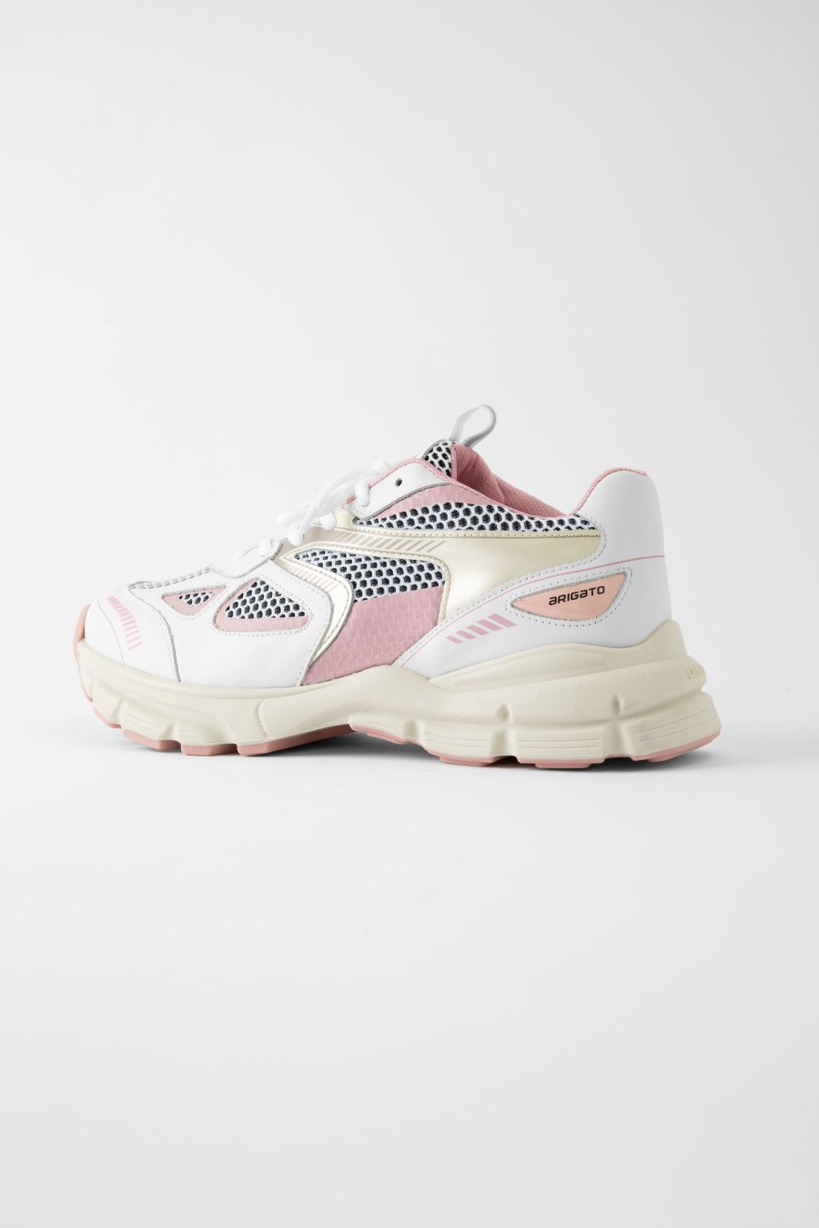 White / Pink Axel Arigato Marathon Runner Sneakers Canada | CA2071-74