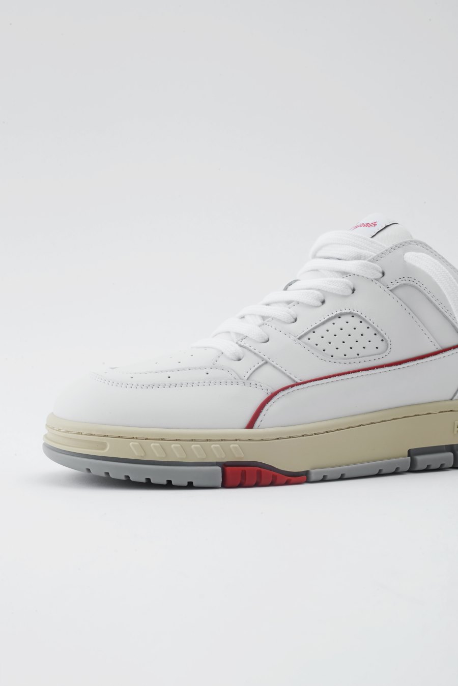 White / Red Axel Arigato Area Lo Sneakers Canada | CA4928-79