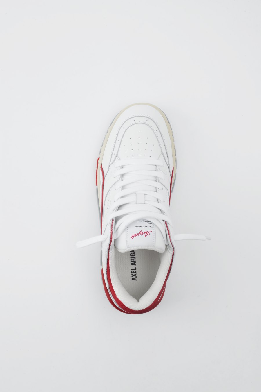 White / Red Axel Arigato Area Lo Sneakers Canada | CA4928-79