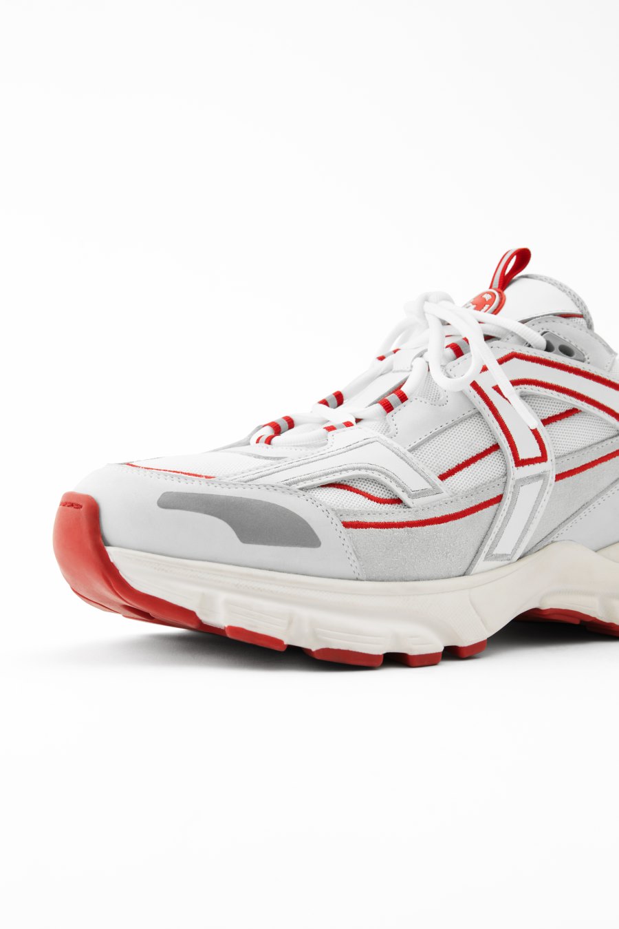 White / Red Axel Arigato Marathon R-Trail Sneakers Canada | CA3343-98