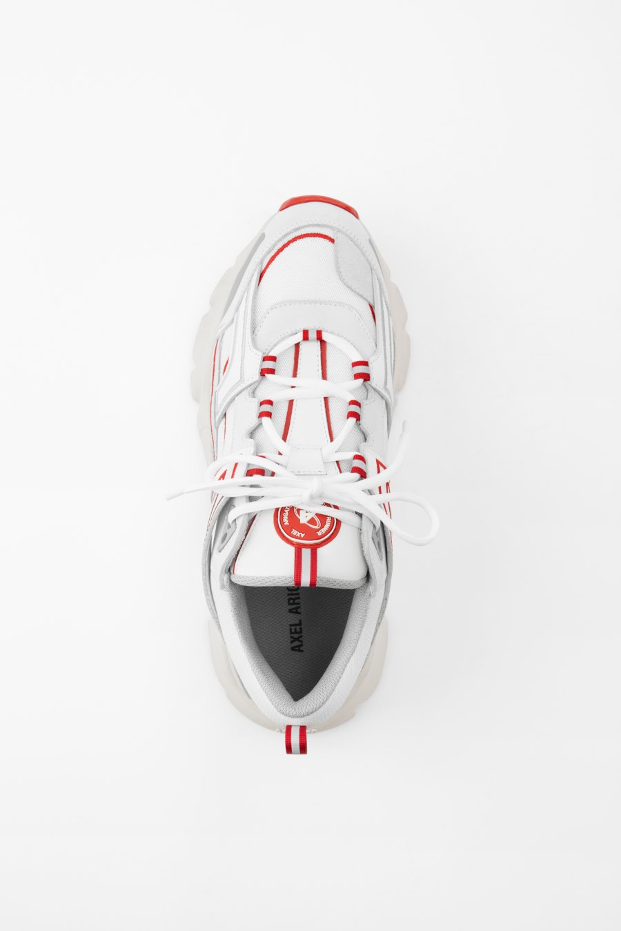 White / Red Axel Arigato Marathon R-Trail Sneakers Canada | CA3343-98