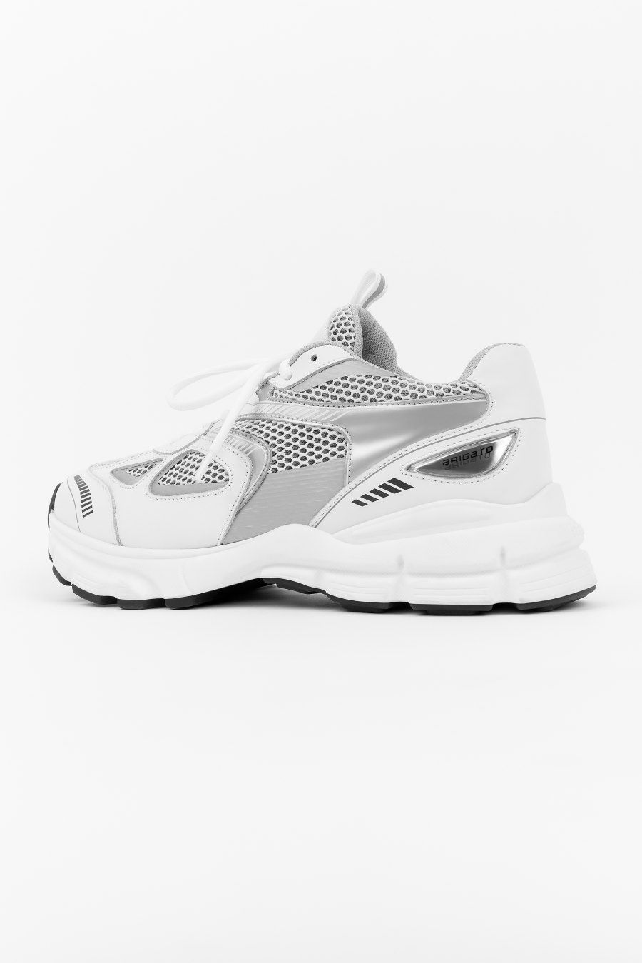 White / Silver Axel Arigato Marathon Runner Sneakers Canada | CA2985-35